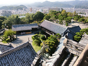 高知城からの風景
